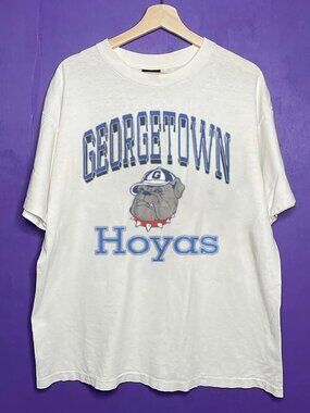 Vintage 90s University of Georgetown Hoyas Crewneck Shirt, Basketball  Shirt Tee